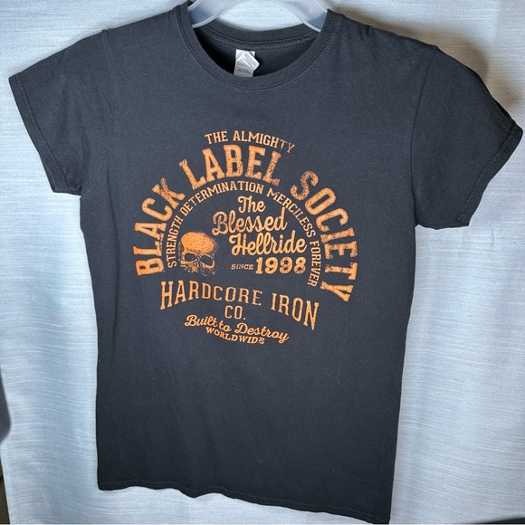 Black Label Society Women’s Black T-shirt BLS logo on back LIKE NEW Size XL - Picture 3 of 8